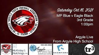 Mustang-Panther Blue at Argyle Black - 3rd Grade - 1:00pm - October 16, 2021