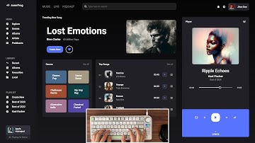 ASMR Programming - Responsive Music Website Design - No Talking