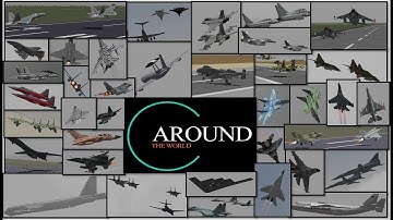 AIRCRAFTS AROUND THE WORLD (YS FLIGHT)