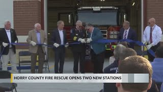 Horry County Fire Rescue officially opens 2 new stations