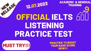IELTS Listening Practice Test 2023 with Answers | 12.07.2023