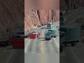 Realistic Highway Car Crashes #221