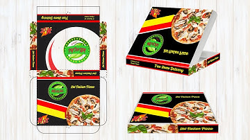 Pizza Box Design in CorelDraw || Urdu | हिंदी|| #Sahar_Academy