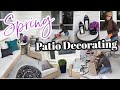 Spring Patio Decor 2022 / Spring Outdoor Clean & Decorate With Me + Garden Update