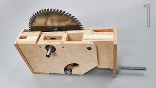 Making A Table Saw - The Blade Lift Mechanism
