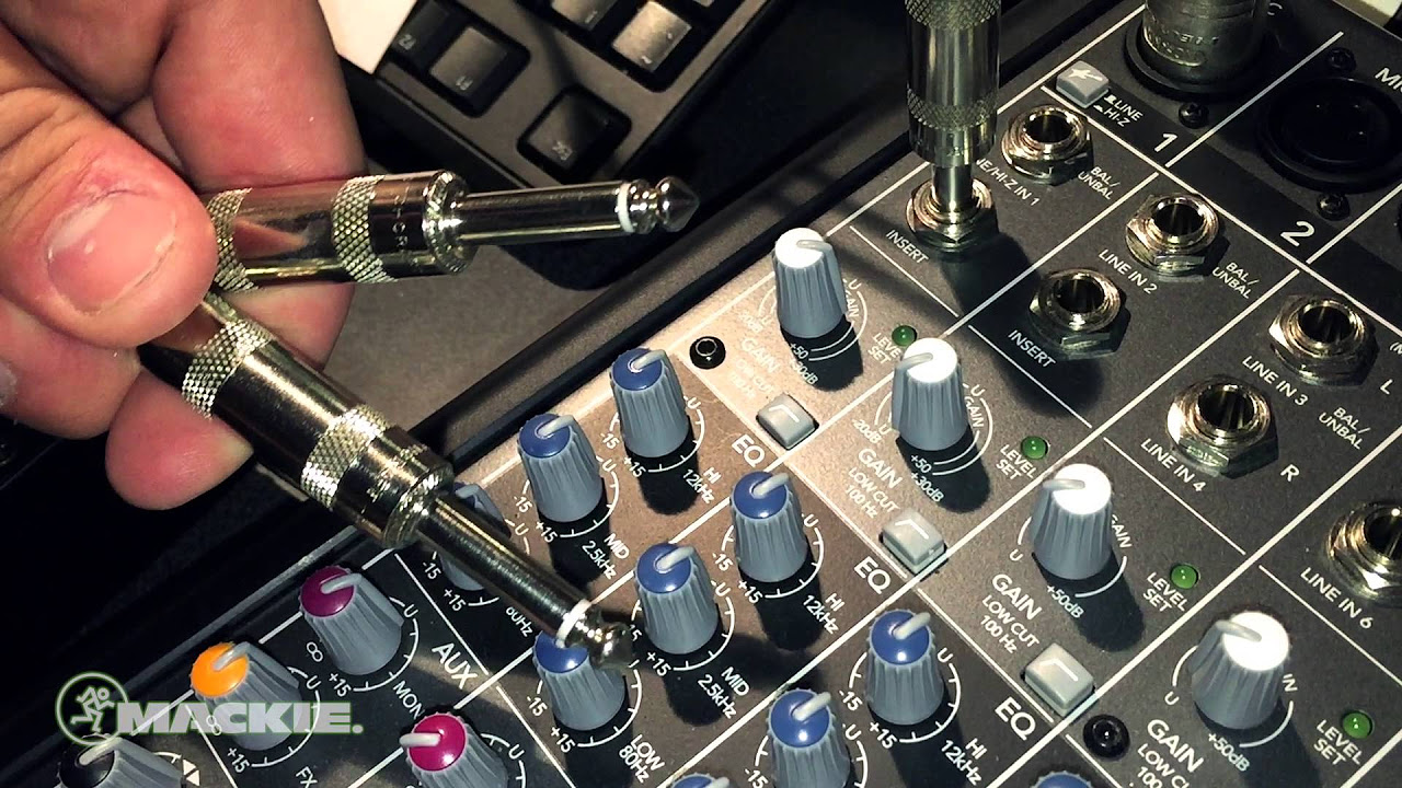 insert คือ  New 2022  Mackie Mixer basics - Channel insert