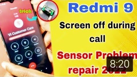 Redmi 9 Screen off during call | Proximity Sensor Problem repair redmi sensor 2022