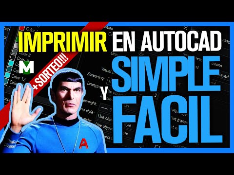 🖨️Imprimir en Autocad 🖖🖖 CTB Plumillas Escala PDF Layout