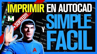 🖨️Imprimir en Autocad 🖖🖖 CTB Plumillas Escala PDF Layout