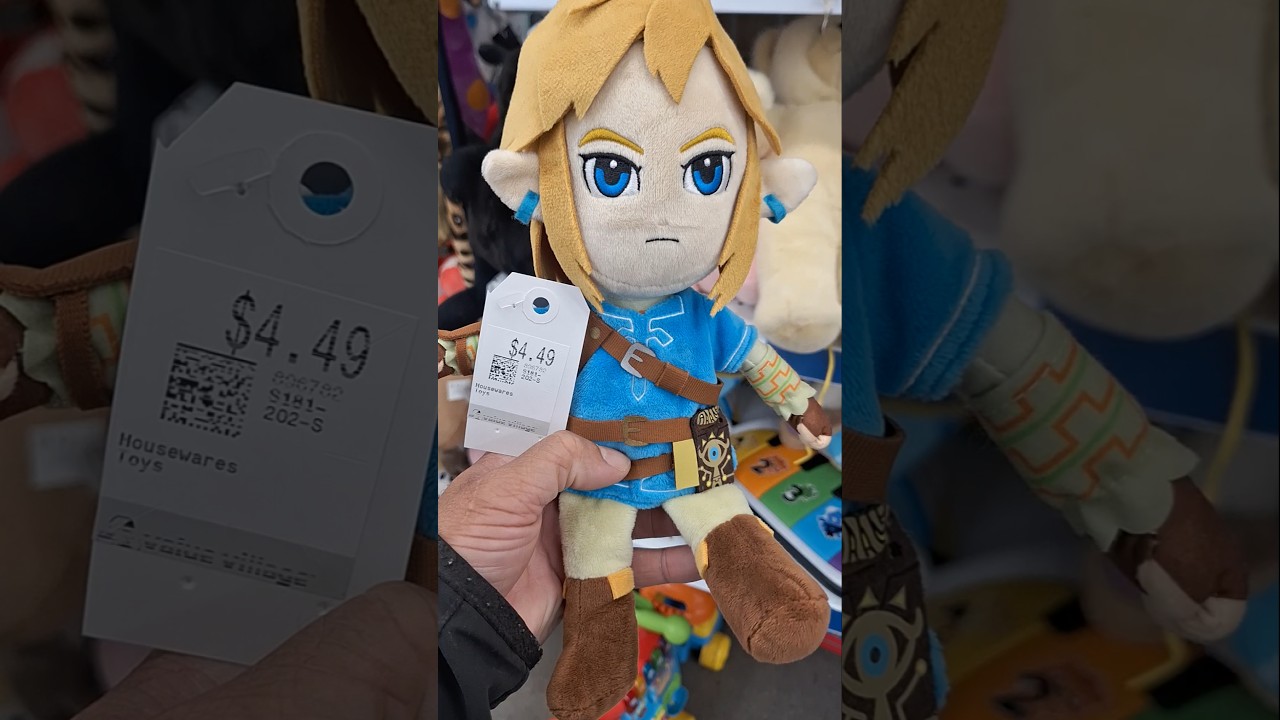 The Legend of Zelda Breath of the Wild Link Plush Plushie collectible toy item 