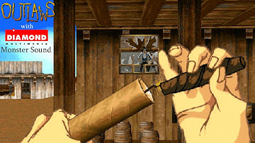 Aureal A3D Positional audio (HRTF) in Outlaws with Diamond Monster Sound ("MX100") / Windows 95