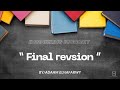Final revision Economic final part 🎉