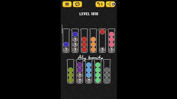 ball sort puzzle level 1810