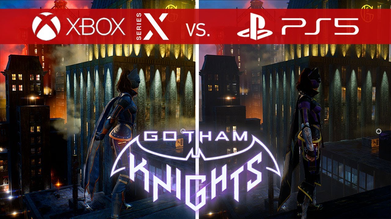 Gotham Knights Comparison - Xbox Series X vs. PS5 vs. Xbox Series S 