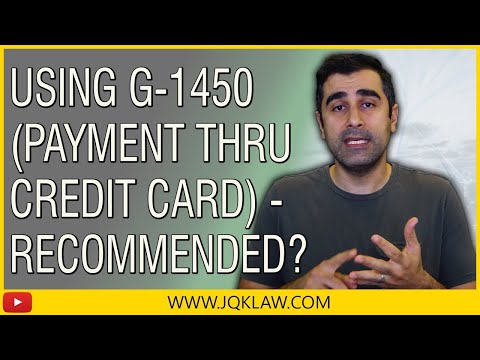 Using G-1450 (Payment