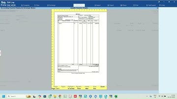 Tally TDL To Update Dispatch Details in Sales