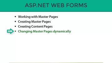 Changing Master Pages Dynamically in ASP.Net (Part-26)