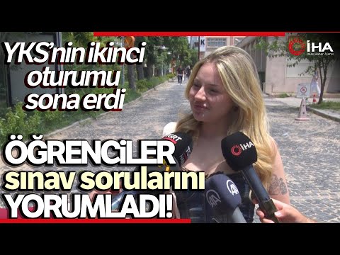 YKS'nin İkinci Oturumu AYT Sona Erdi, Adaylar Soruları Değerlendirdi