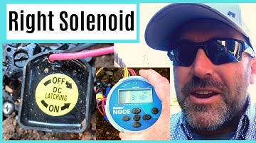 Battery Operated Sprinkler Timer | DC Latching Solenoid Rainbird | Hunter Node