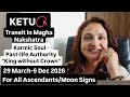 KETU Transit In Magha Nakshatra📿29 March-5 Dec2026🕯Ketu Transit in Leo🌀King Without Crown👑All Zodiac