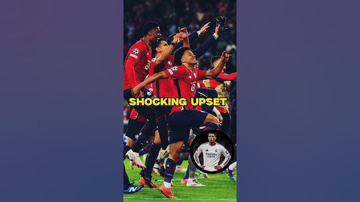 REAL MADRID SHOCKED BY LILLE IN A 1-0 CHAMPIONS LEAGUE DEFEAT 😳😮