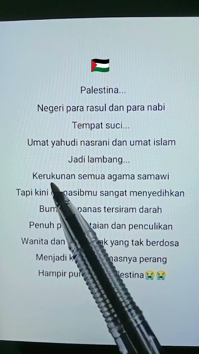 Lirik Lagu Damailah Palestina Nasidaria Cover By Salma Dkk😭