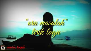 Ora Masalah - Guyon Waton |Cover. Rara Agha (Lirik Lagu)