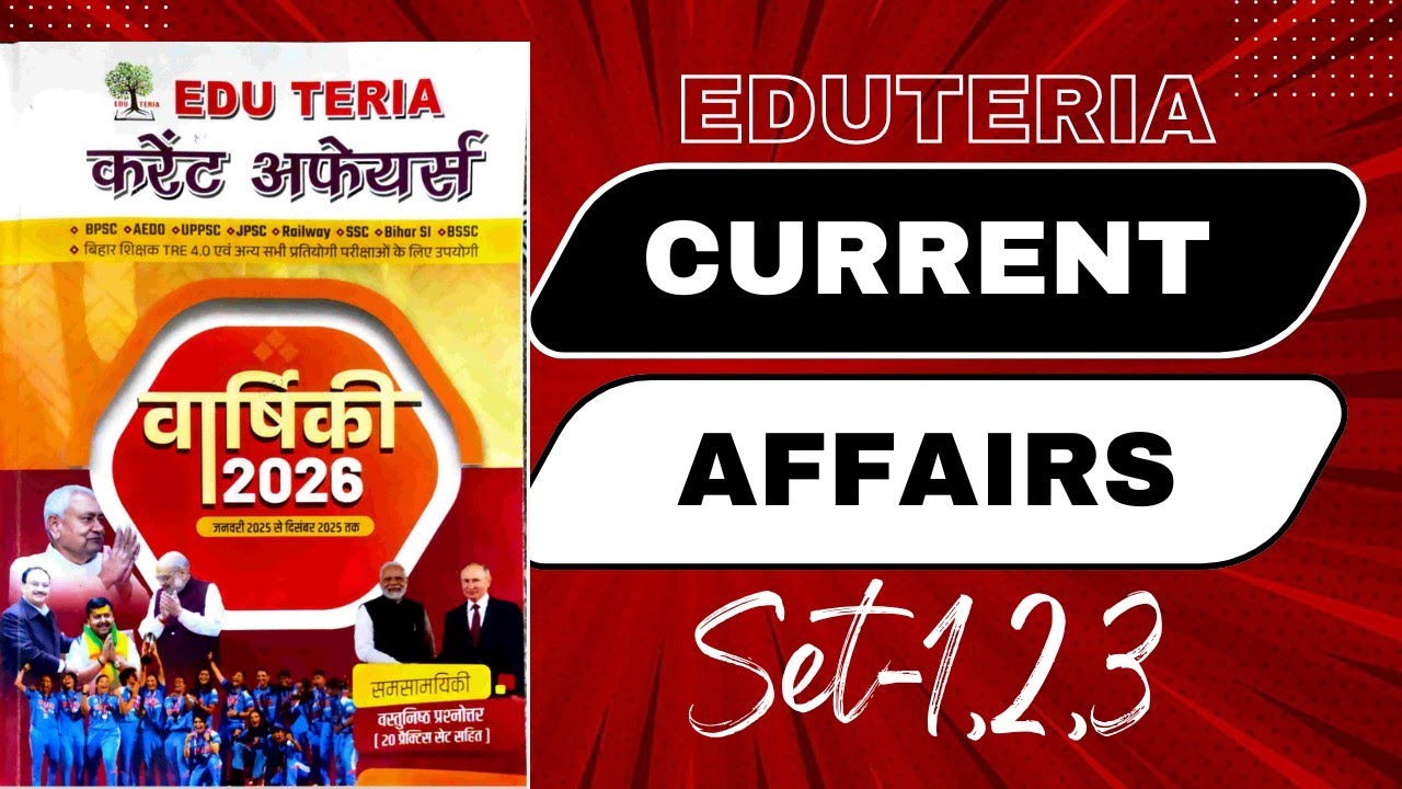Eduteria current affairs set -1,2,3 