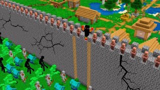protegendo minha vila dos mobs do Minecraft