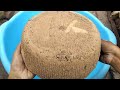 New soft fluffy 😍 yellow Clay water crumbling satisfying ASMR sounds 