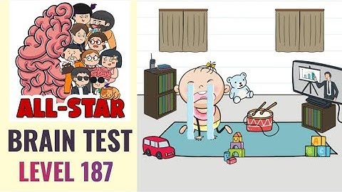 Brain Test All Star Level 187 | Stop her crying | Walkthrough