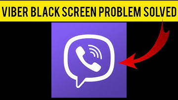 How To Solve Viber App Black Screen Problem || Rsha26 Solutions