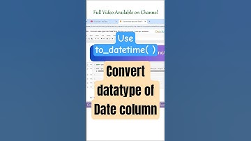 Converteer het gegevenstype naar DateTime-formaat #python #pandas #datetime