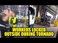 Amazon Workers Forced to Stand Outside During Raging Tornado
