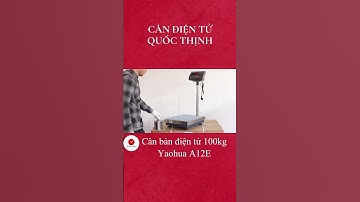 Cân bàn điện tử 100kg Yaohua A12E #candientu, #candientuquocthinh, #cân_điện_tử_100kg, #Yaohua_A12E