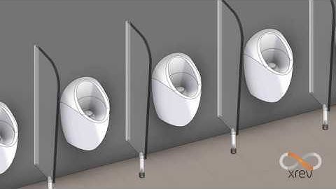 Xrev Generic Revit Content - Urinal Stalls - line based array family