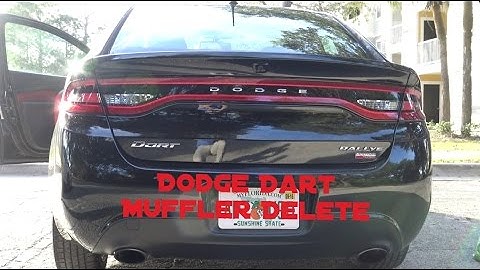 2013 Dodge Dart Rallye 1.4T Muffler Delete | Before & After