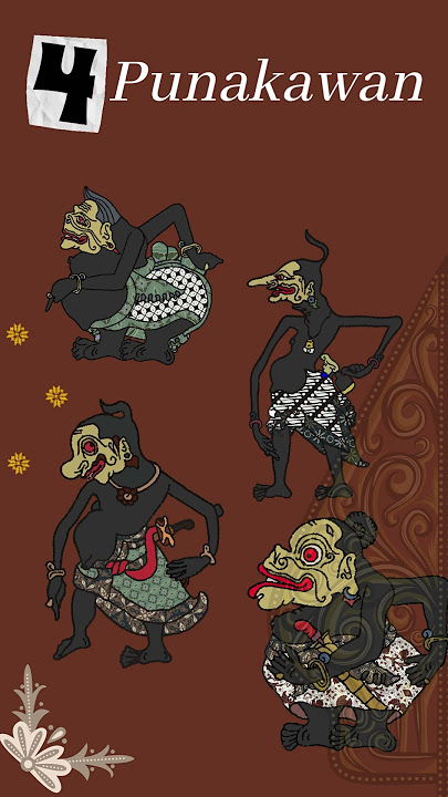 Mari  mengenal Punakawan... #wayang #punakawan #laguanak