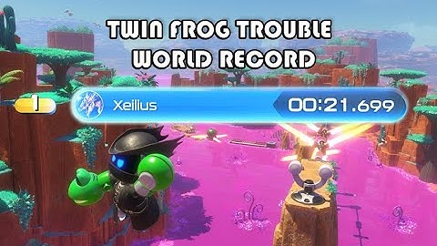 Twin Frog Trouble World Record Speedrun 21.699