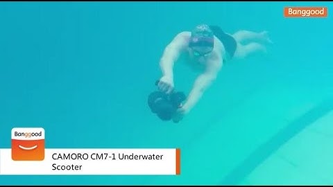 CAMORO CM7-1 Underwater Scooter Test in Pool