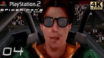 PS2 Spider-Man 2 The Game (2004) Walkthrough 4 Cat & Mouse, Pride & Prejudice [4K 60fps]