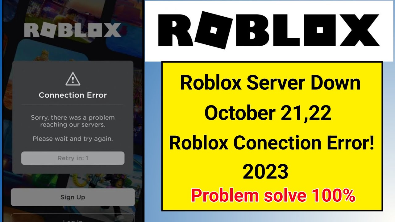 ⚠️Roblox Is Having Some Issue Right Now❗️⚠️ (2/21) 