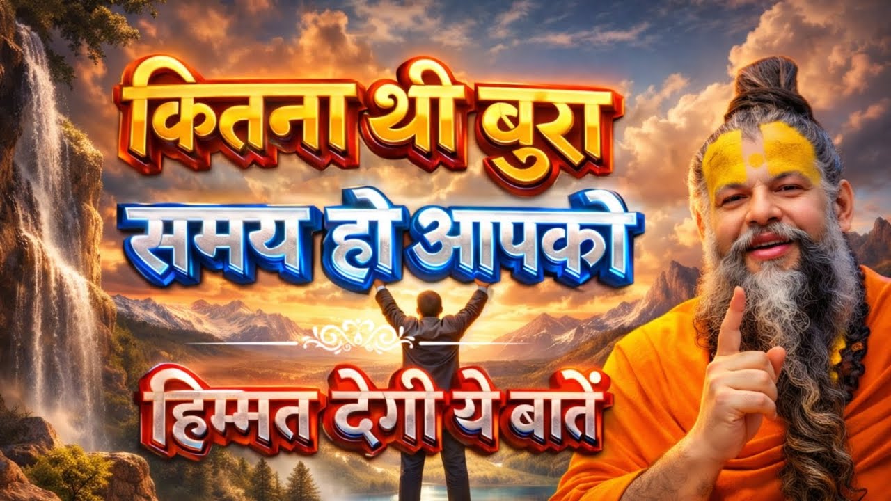 कितना भी बुरा समय हो आपको हिम्मत देगी ये बाते ,, premaand maharaj