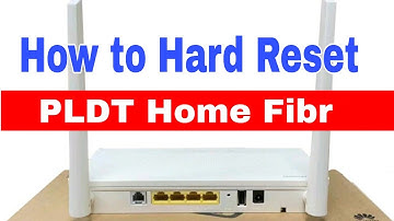 How to Hard-Reset the PLDT Home Fibr Modem/Router/Gateway | Restore Factory Settings