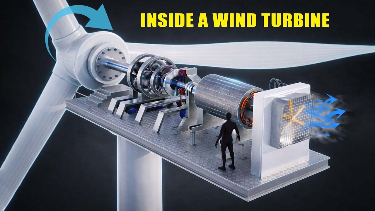 Inside a Wind Turbine: How It Really Works - YouTube