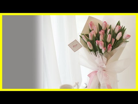튤립 꽃다발 tulip Bouquet 郁金香 花束 플로리스트 꽃집