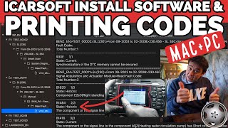 iCarsoft Installation of Software and Printing Error Codes screenshot 5