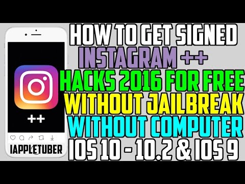 Get Tweaked Instagram ++ HACKS FREE ( NO JAILBREAK NO COMPUTER) iOS  - . /  iPhone, iPad, iPod