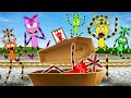 【 踏切アニメ 】Sprunki のスーパーマーケットの旅 🐱🐵🐯 FumiKiri Railroad Crossings Meme Animation
