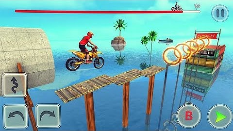Moto X3M Bike Racing Games - Gameplay Walkthrough (iOS, Android) #1